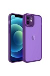 iPhone 11 Uyumlu Kamera Korumalı Transparan Zore Post Kılıf-Derin Mor iPhone 11 Uyumlu Kamera Korumalı Transparan Zore Post Kılıf-Derin Mor