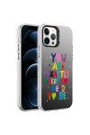 iPhone 12 Pro Max Uyumlu Desenli Zore Silver Sert Kılıf-You iPhone 12 Pro Max Uyumlu Desenli Zore Silver Sert Kılıf-You