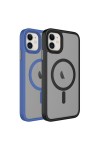 iPhone 11 Uyumlu Mat Arka Yüzey Wireless Şarj Özellikli Zore Flet Magsafe Kılıf-Derin Mor iPhone 11 Uyumlu Mat Arka Yüzey Wireless Şarj Özellikli Zore Flet Magsafe Kılıf-Derin Mor