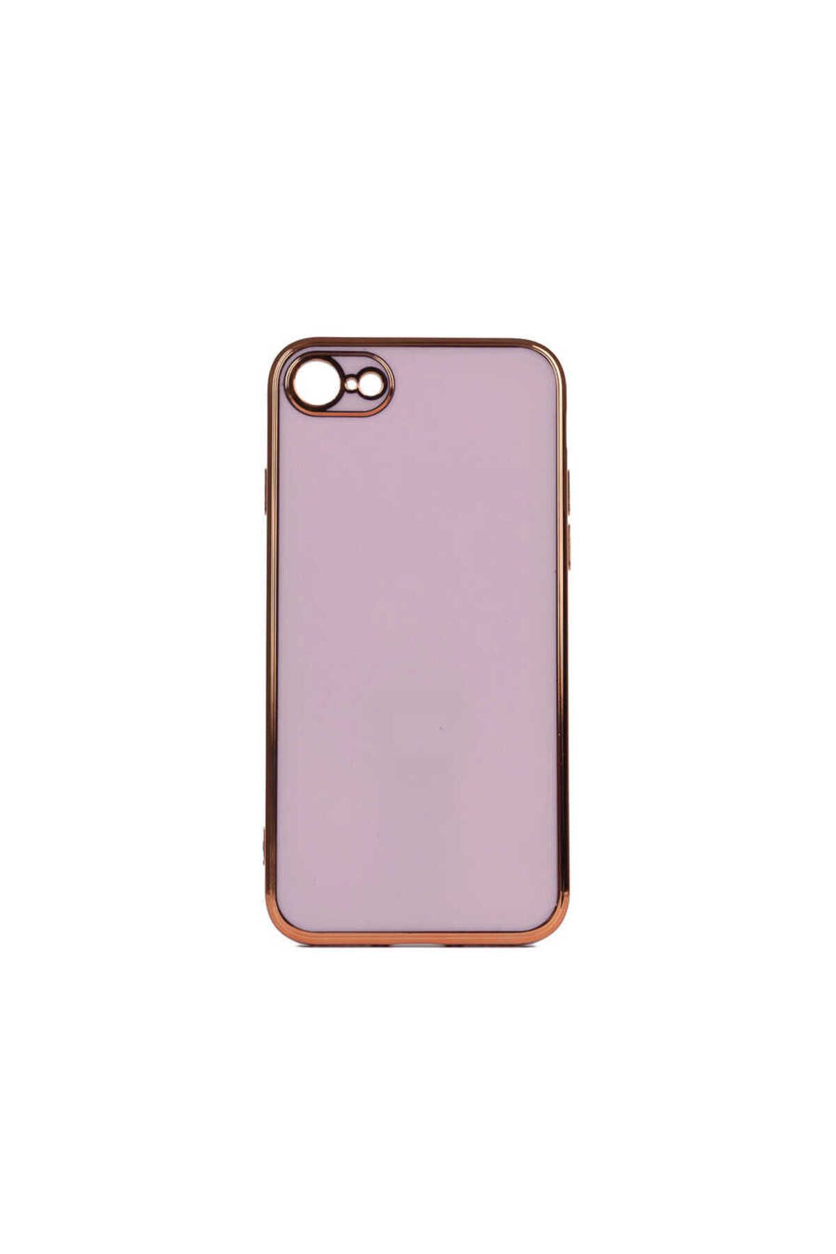 iPhone SE 2022 Uyumlu Zore Bark Kılıf-Lila