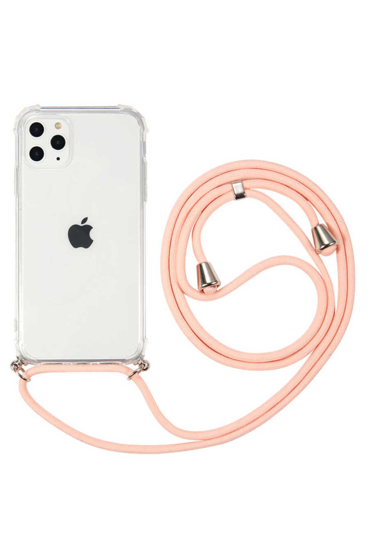 iPhone 11 Pro Uyumlu Zore X-Rop Kılıf-Renksiz