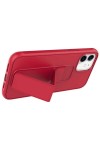 iPhone 11 Uyumlu Zore Qstand Kılıf-Kırmızı iPhone 11 Uyumlu Zore Qstand Kılıf-Kırmızı