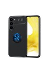 Galaxy S23 Uyumlu Zore Ravel Silikon Kılıf-Siyah-Mavi Galaxy S23 Uyumlu Zore Ravel Silikon Kılıf-Siyah-Mavi