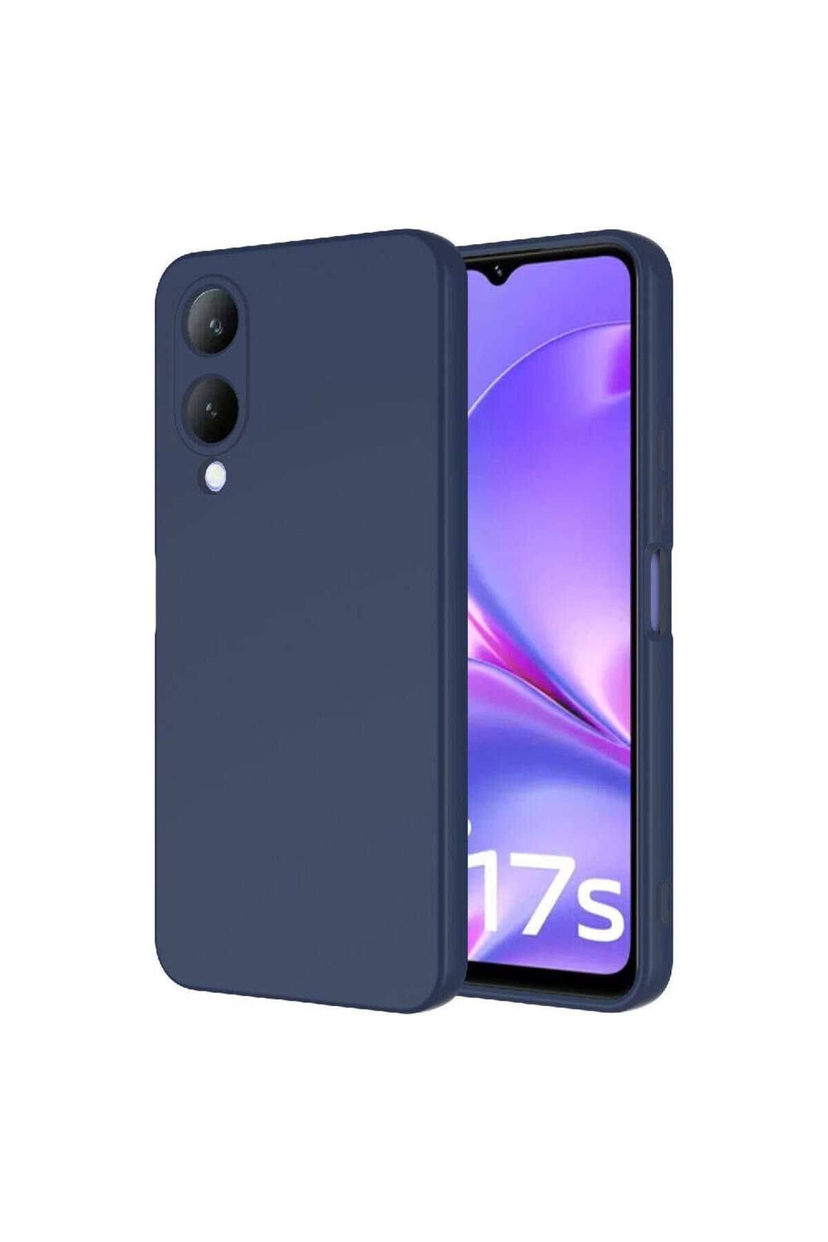 Vivo Y17S Uyumlu Zore  Mara Lansman Kılıf-Lacivert