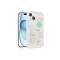 iPhone 15 Uyumlu Kabartma Figürlü Parlak Zore Toys Silikon Kılıf-Beyaz