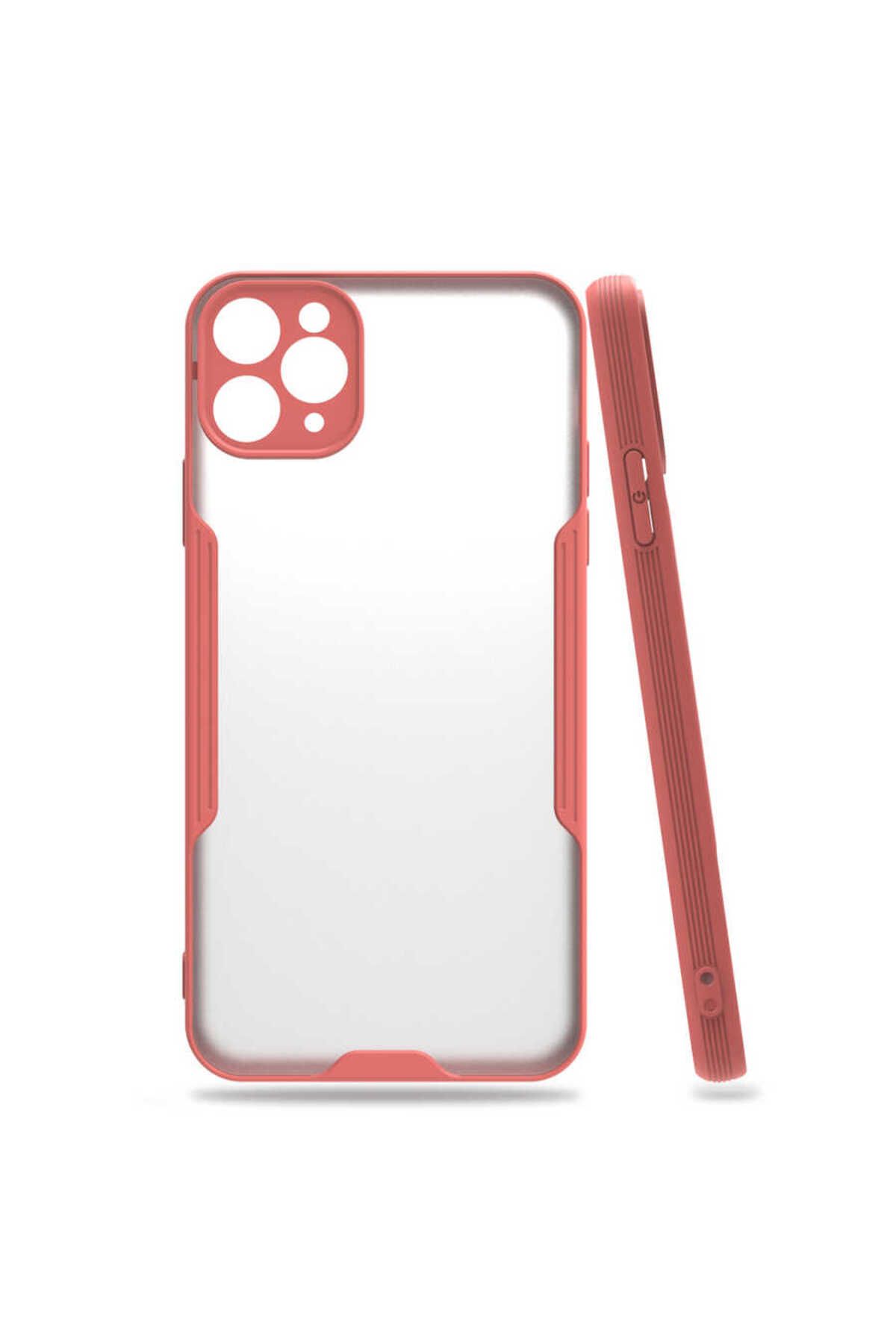 iPhone 11 Pro Max Uyumlu Zore Parfe Kılıf-Pembe