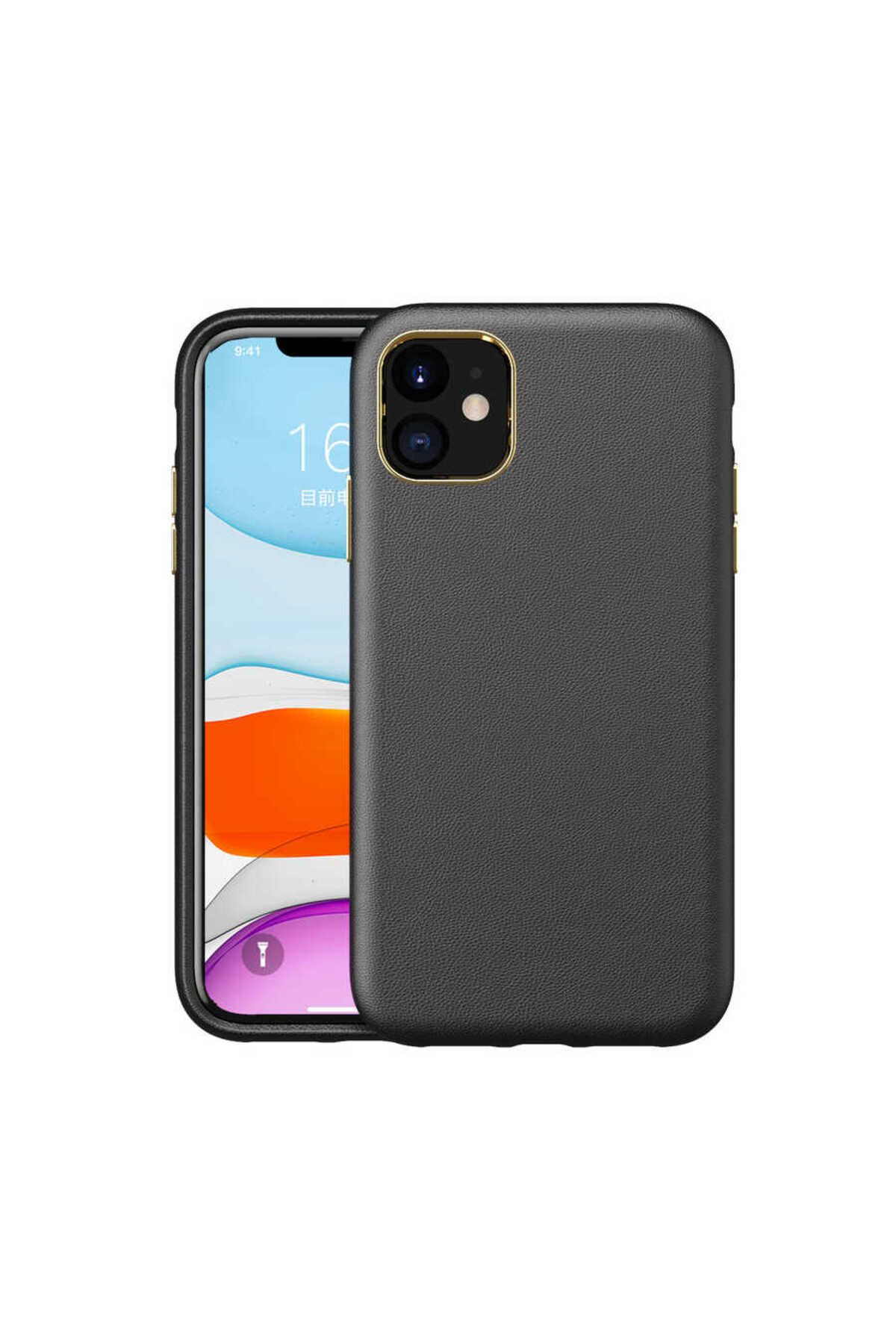 iPhone 11 Uyumlu Zore Natura Kılıf-Siyah