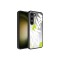 Galaxy S23 Uyumlu Aynalı Desenli Kamera Korumalı Parlak Mirror Kılıf-Yazı
