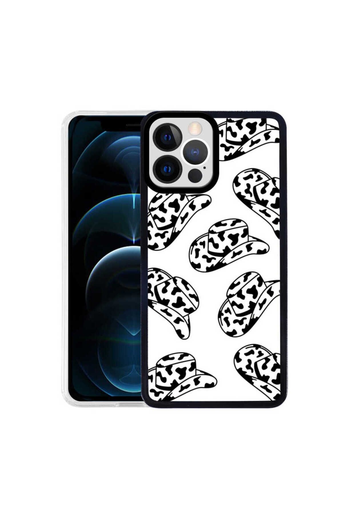 iPhone 12 Pro Max Uyumlu  M-Fit Desenli Kılıf-Hat No5