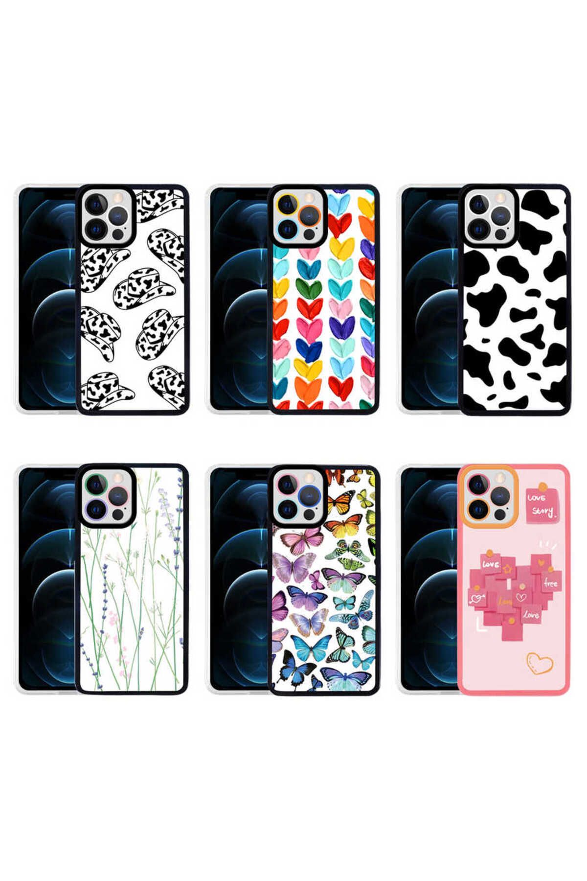 iPhone 12 Pro Max Uyumlu  M-Fit Desenli Kılıf-Hat No5