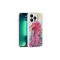 iPhone 11 Pro Uyumlu Simli Desenli Kamera Korumalı Parlak  Popy Kılıf-Kulübe