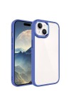 iPhone 15 Uyumlu Krom Kılıf-Lavendery Gray iPhone 15 Uyumlu Krom Kılıf-Lavendery Gray