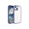 iPhone 15 Uyumlu  Krom Kılıf-Lavendery Gray