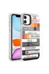 iPhone 11 Uyumlu Desenli Silver Sert Kılıf-Mottolar iPhone 11 Uyumlu Desenli Silver Sert Kılıf-Mottolar