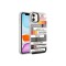 iPhone 11 Uyumlu Desenli  Silver Sert Kılıf-Mottolar
