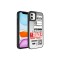 iPhone 11 Uyumlu Aynalı Desenli Kamera Korumalı Parlak  Mirror Kılıf-Fragile
