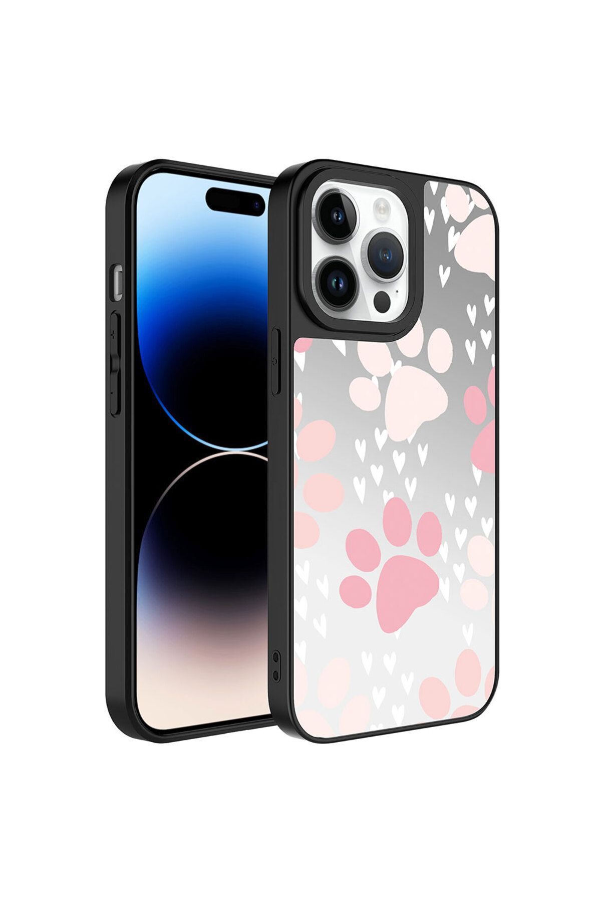 iPhone 14 Pro Uyumlu Aynalı Desenli Kamera Korumalı Parlak Mirror Kılıf-CSMXi iPhone 14 Pro Uyumlu Aynalı Desenli Kamera Korumalı Parlak Mirror Kılıf-CSMXi