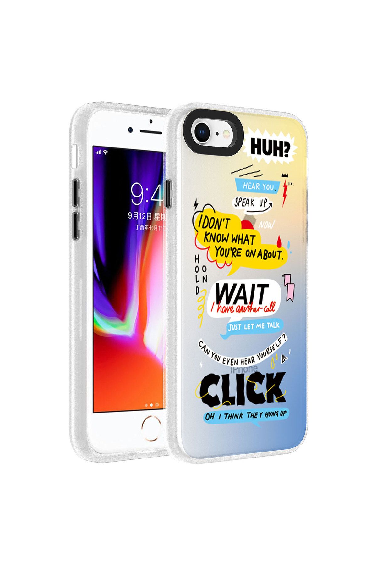 iPhone SE 2020 Uyumlu Desenli Dragon Sert Kılıf-Kelimeler