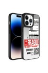 iPhone 14 Pro Max Uyumlu Aynalı Desenli Kamera Korumalı Parlak Mirror Kılıf-Fragile iPhone 14 Pro Max Uyumlu Aynalı Desenli Kamera Korumalı Parlak Mirror Kılıf-Fragile
