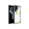 Galaxy S22 Ultra Uyumlu Aynalı Desenli Kamera Korumalı Parlak Mirror Kılıf-Yazı