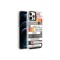 iPhone 12 Pro Max Uyumlu Desenli Silver Sert Kılıf-Mottolar