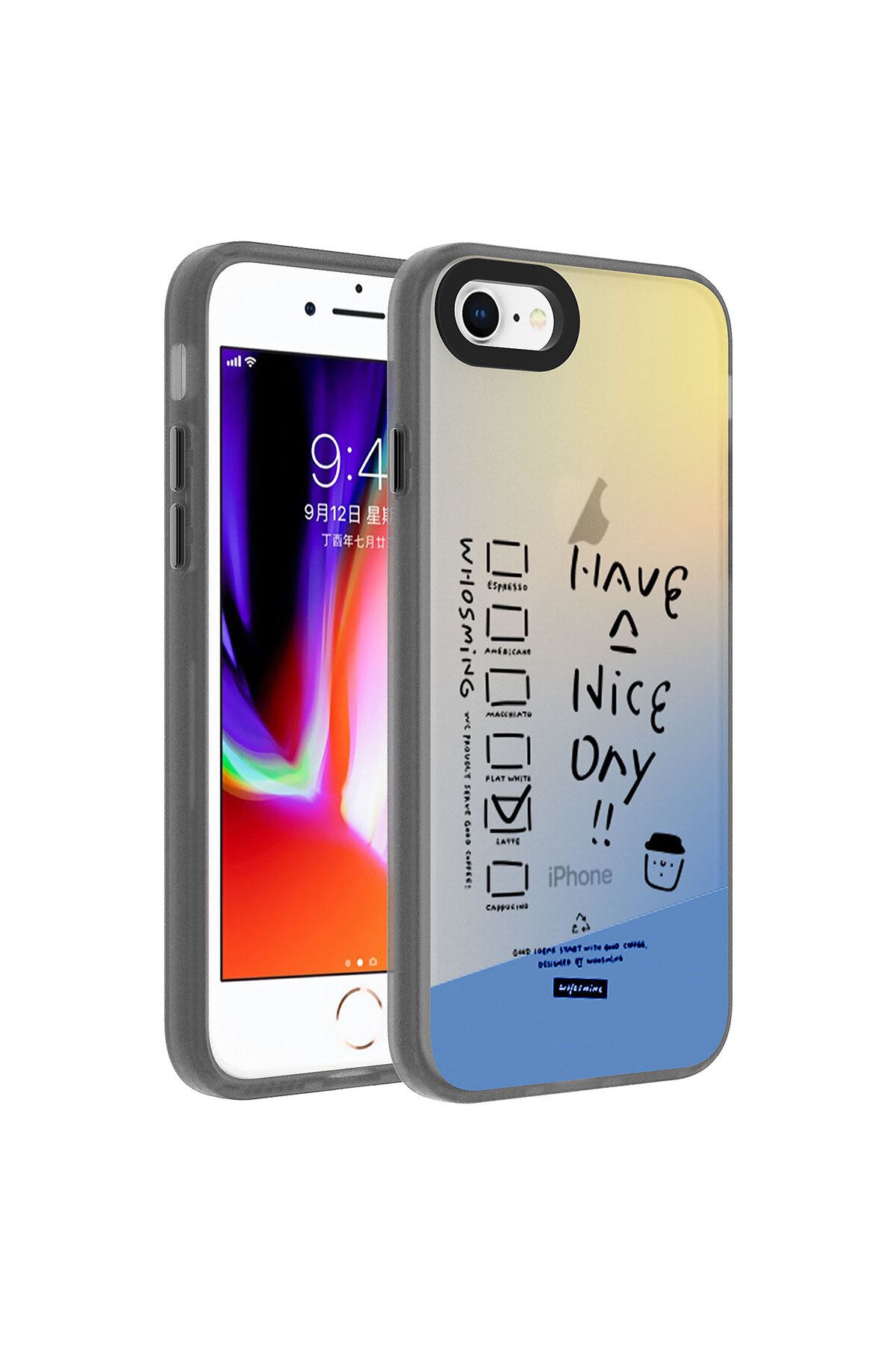 iPhone SE 2022 Uyumlu Desenli Zore Dragon Sert Kılıf-Have