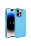 iPhone 14 Pro Uyumlu Metal Çerçeve ve Buton Tasarımlı Silikon Zore Luna Kılıf-Sierra Mavi iPhone 14 Pro Uyumlu Metal Çerçeve ve Buton Tasarımlı Silikon Zore Luna Kılıf-Sierra Mavi