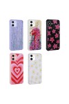 iPhone 11 Uyumlu Simli Desenli Kamera Korumalı Parlak Popy Kılıf-Dallar iPhone 11 Uyumlu Simli Desenli Kamera Korumalı Parlak Popy Kılıf-Dallar