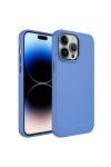 14 Pro Uyumlu Metal Çerçeve ve Buton Tasarımlı Silikon Zore Luna Kılıf-Lavendery Gray 14 Pro Uyumlu Metal Çerçeve ve Buton Tasarımlı Silikon Zore Luna Kılıf-Lavendery Gray