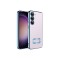 Galaxy S23 Uyumlu Kamera Korumalı Logo Gösteren Omega Kılıf-Sierra Mavi