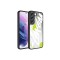 Galaxy S21 FE Uyumlu Aynalı Desenli Kamera Korumalı Parlak Zore Mirror Kılıf-Yazı