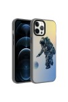 iPhone 12 Pro Max Uyumlu Desenli Zore Dragon Sert Kılıf-Astronot iPhone 12 Pro Max Uyumlu Desenli Zore Dragon Sert Kılıf-Astronot