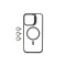 iPhone 15 Pro Uyumlu Magsafe Wireless Şarj Özellikli Standlı Zore Magsafe Klon LCSMX-li Kılıf-Gr