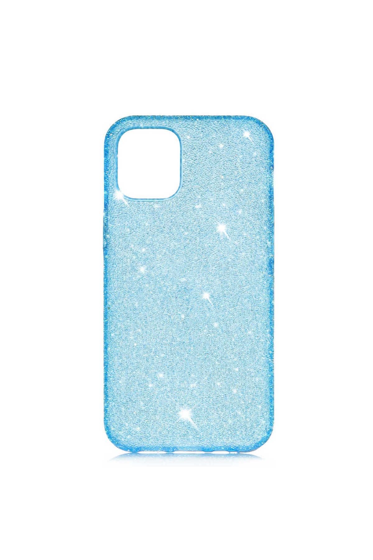iPhone 12 Mini Uyumlu  Eni Kılıf-Mavi
