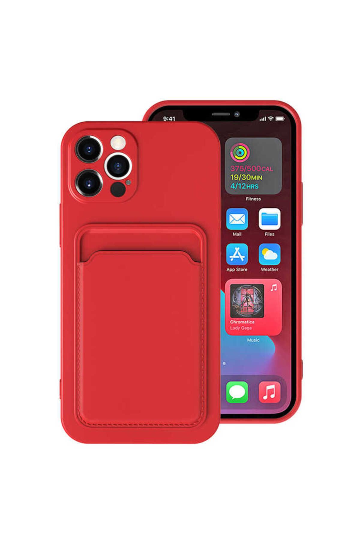iPhone 12 Pro Uyumlu Ofix Kılıf-Kırmızı iPhone 12 Pro Uyumlu Ofix Kılıf-Kırmızı