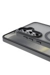 Galaxy S24 Kılıf Magsafe Şarj Özellikli Mat Arka Yüzey Zore Sio Kapak-Siyah Galaxy S24 Kılıf Magsafe Şarj Özellikli Mat Arka Yüzey Zore Sio Kapak-Siyah