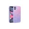 iPhone 11 Uyumlu Renk Geçişli Mermer Desenli Sert Silikon Zore Granit Kılıf-NO2