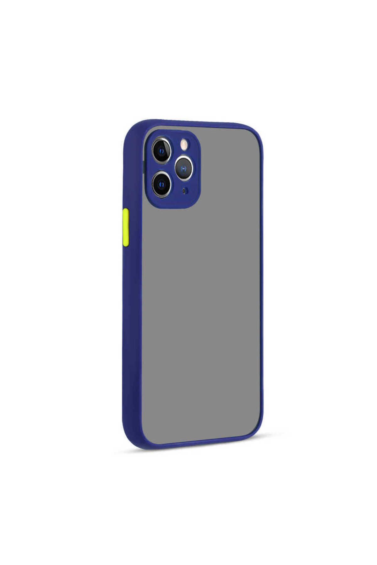 iPhone 11 Pro Uyumlu Zore Hux Kılıf-Lacivert