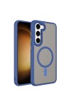 Galaxy S23 Uyumlu Mat Arka Yüzey Wireless Şarj Özellikli Zore Flet Magsafe Kılıf-Mavi Galaxy S23 Uyumlu Mat Arka Yüzey Wireless Şarj Özellikli Zore Flet Magsafe Kılıf-Mavi