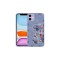 iPhone 11 Uyumlu Desenli Sert Silikon Zore Mumila Kılıf-Lilac Bear
