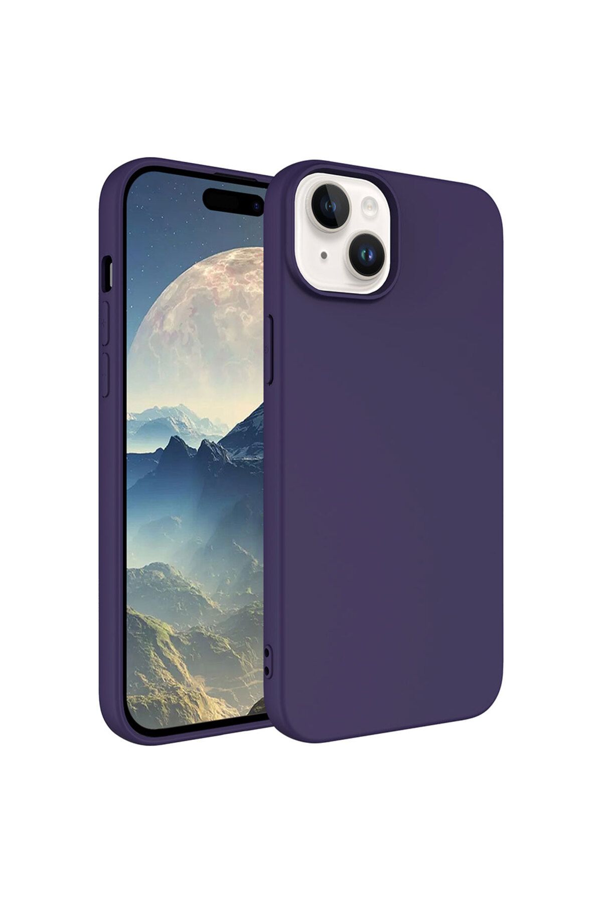 iPhone 15 Uyumlu Zore LSR Lansman Kılıf-Derin Mor