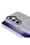 Galaxy S24 Uyumlu Sert PC Arka Yüzey Wireless Şarj Özellikli Zore Flet Magsafe Kılıf-Gri Galaxy S24 Uyumlu Sert PC Arka Yüzey Wireless Şarj Özellikli Zore Flet Magsafe Kılıf-Gri