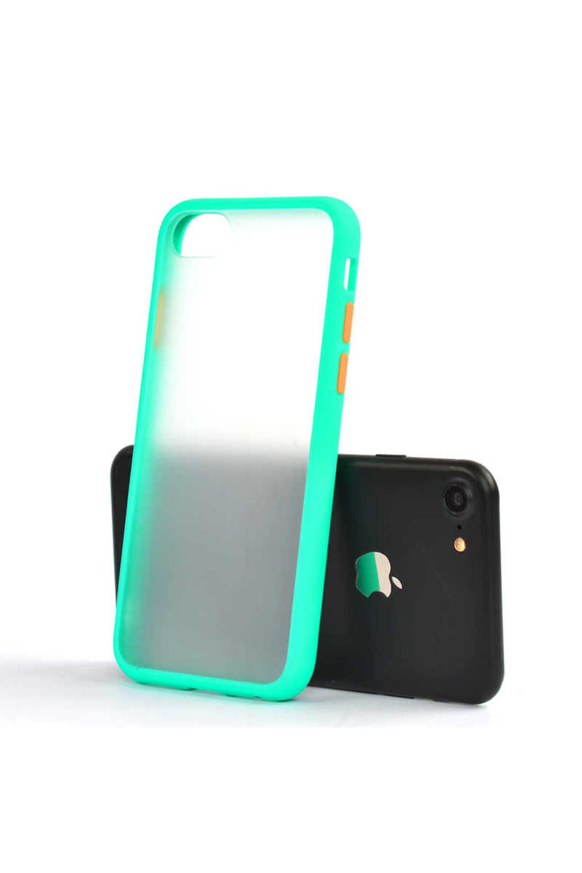 iPhone SE 2022 Uyumlu Zore Fri Silikon-Turkuaz