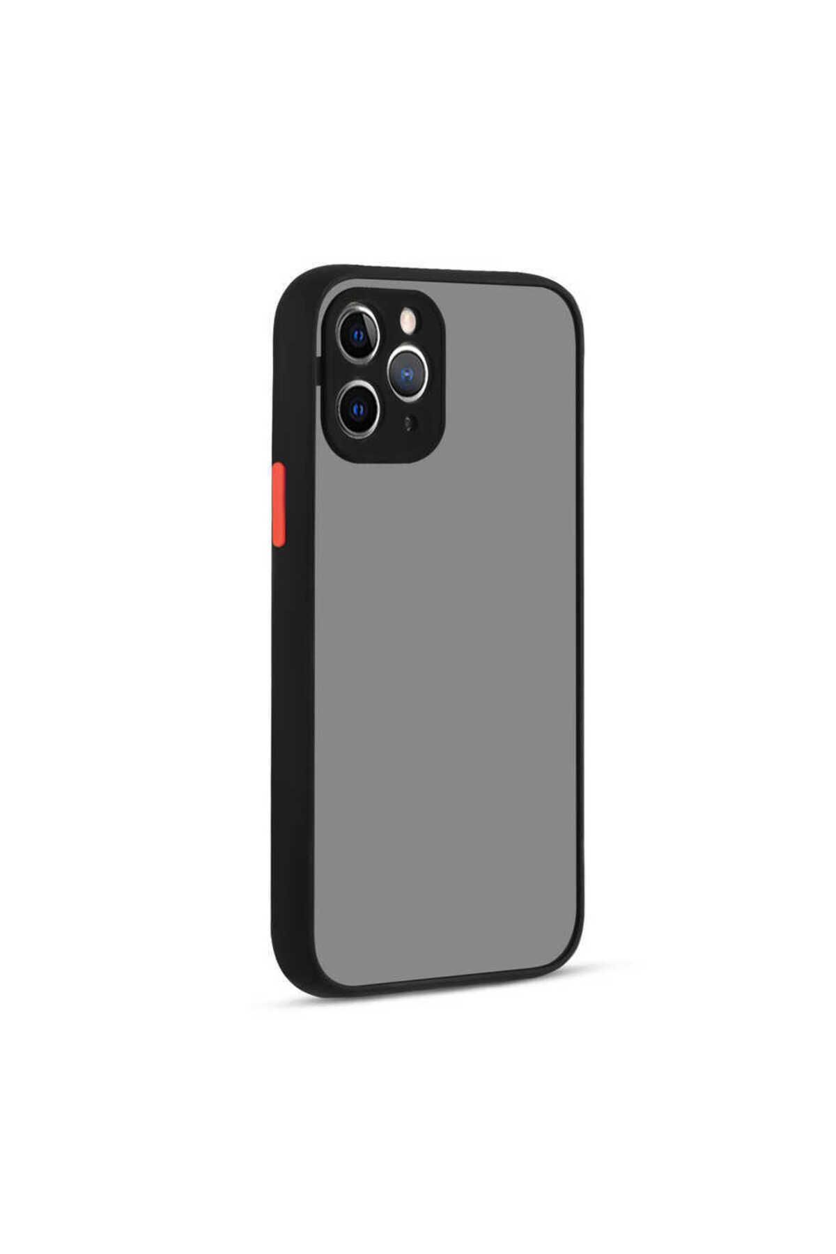 iPhone 11 Pro Uyumlu Zore Hux Kılıf-Siyah