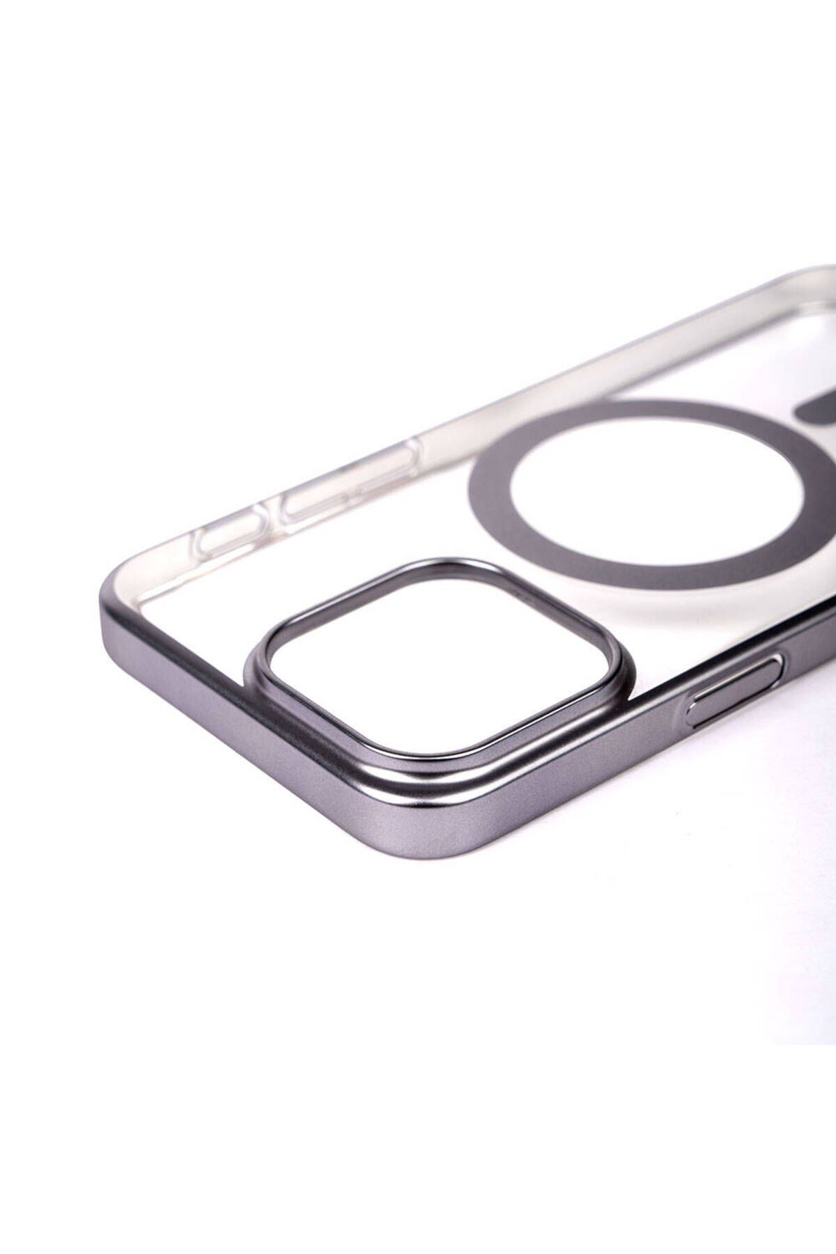 iPhone 15 Pro Uyumlu Wireless Şarj Özellikli Sert PC Zore Mat Riksos Magsafe Kılıf-Lacivert iPhone 15 Pro Uyumlu Wireless Şarj Özellikli Sert PC Zore Mat Riksos Magsafe Kılıf-Lacivert