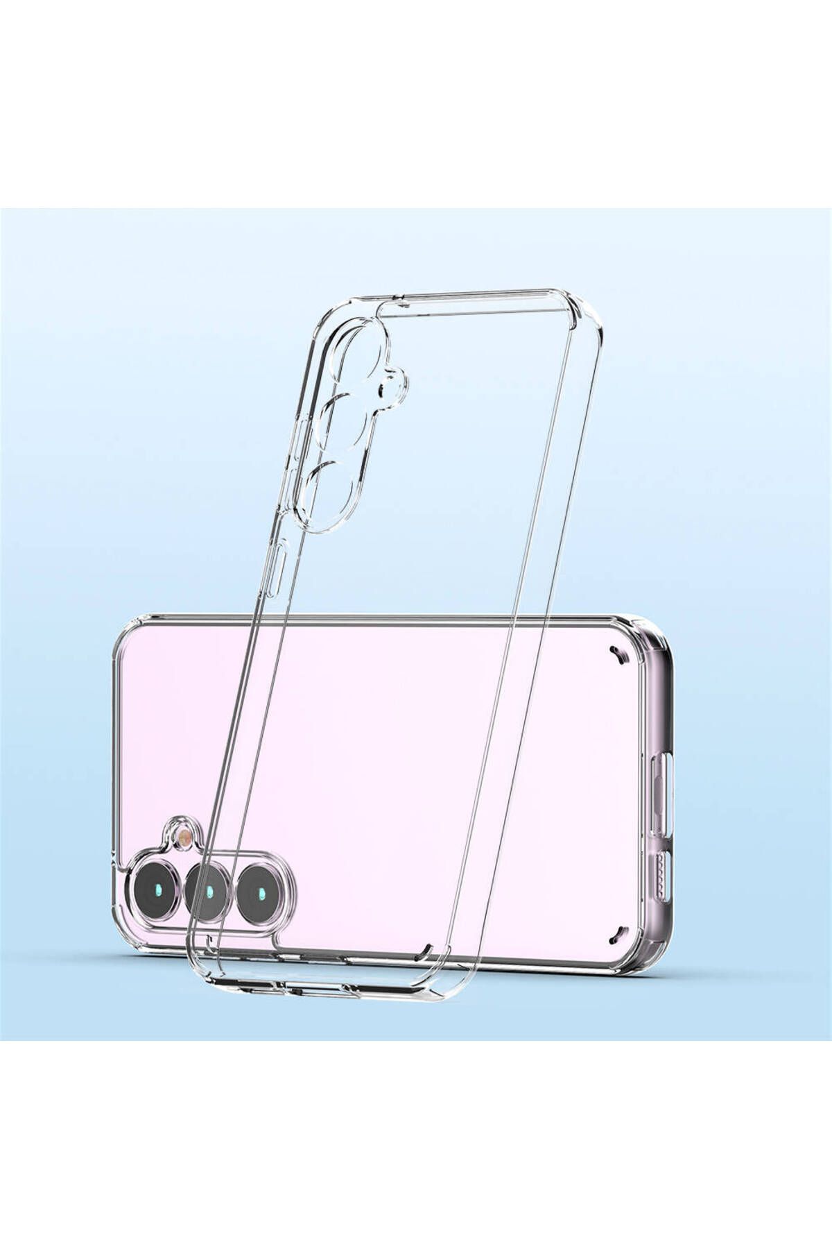 Galaxy S23 FE Uyumlu Zore Coss Kılıf-Renksiz Galaxy S23 FE Uyumlu Zore Coss Kılıf-Renksiz