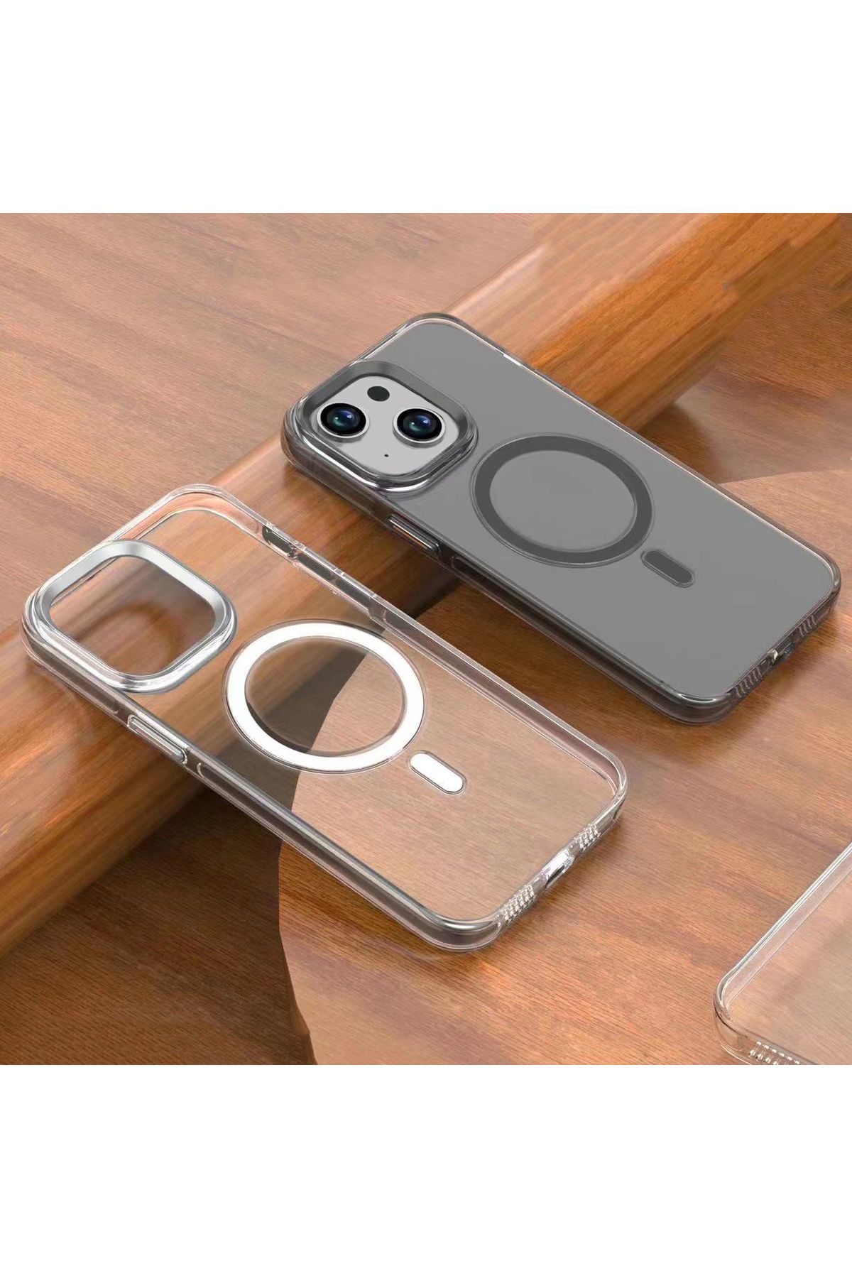 iPhone 15 Uyumlu Zore Wireless Şarj Özellikli Şeffaf Efsane Kılıf-Renksiz iPhone 15 Uyumlu Zore Wireless Şarj Özellikli Şeffaf Efsane Kılıf-Renksiz