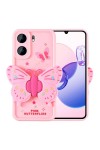 Xiaomi Redmi 13C Kılıf Kamera Korumalı Figür Tasarımlı Zore Kapya Kapak-Pembe Açık Xiaomi Redmi 13C Kılıf Kamera Korumalı Figür Tasarımlı Zore Kapya Kapak-Pembe Açık