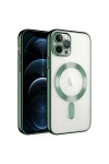 iPhone 11 Pro Uyumlu Kamera Korumalı Magsafe Wireless Şarj Özellikli Zore Demre Kılıf-Koyu Yeş iPhone 11 Pro Uyumlu Kamera Korumalı Magsafe Wireless Şarj Özellikli Zore Demre Kılıf-Koyu Yeş