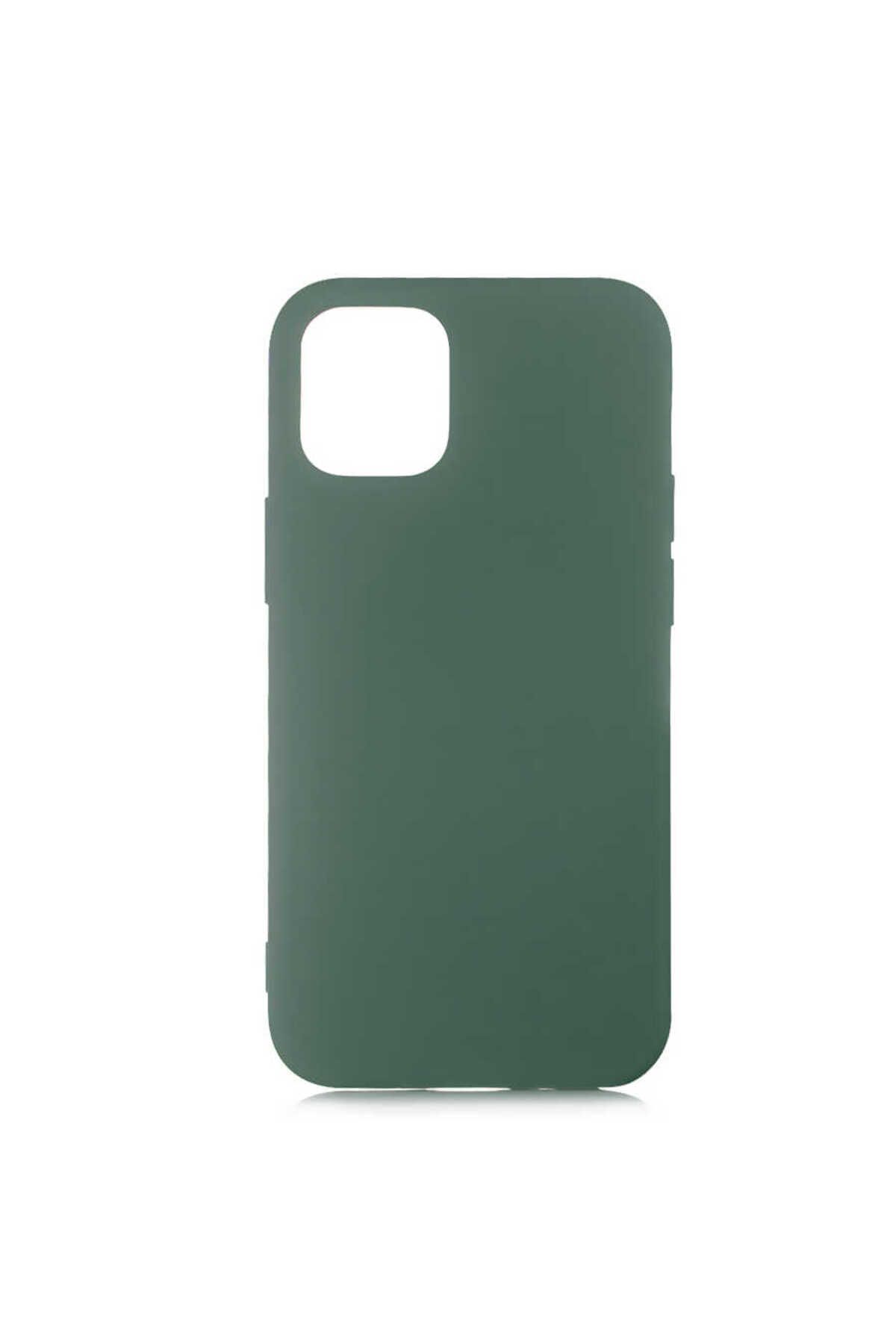 iPhone 12 Mini Uyumlu Zore LSR Lansman Kılıf-Koyu Yeşil